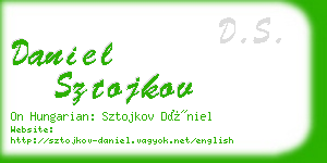 daniel sztojkov business card